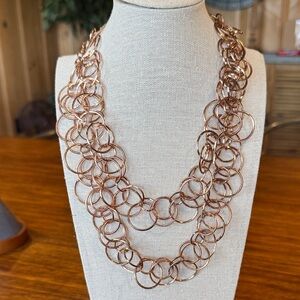 Bronze colored necklace